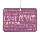 C'est La Vie Autos Lufterfrischer (Rückseite)