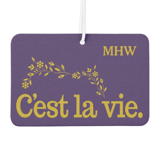 C'est La Vie Custom Air Fresh Autolufterfrischer (Rückseite)