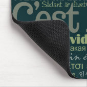 C'est La Vie Custom Mousepad (Ecke)