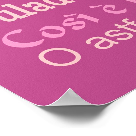 C'est La Vie Custom Poster (Ecke)