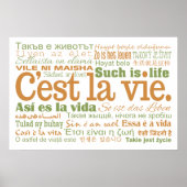 C'est La Vie Custom Poster (Vorne)