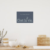 C'est La Vie Custom Poster (Küche)