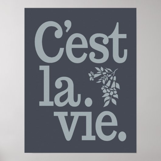 C'est La Vie Custom Poster (Vorne)