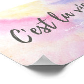 CEST LA VIE Französisch so ist das Leben Poster (Ecke)