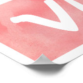 C'est La Vie Hand Lettering Poster - Aquarell (Ecke)