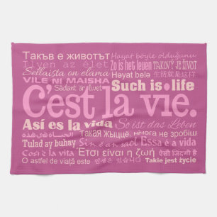 C'est La Vie Handtücher