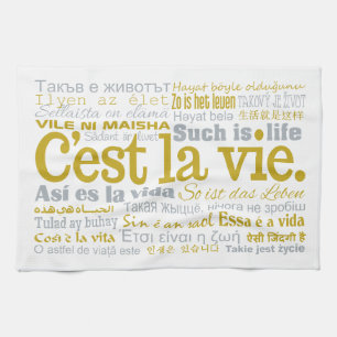 C'est La Vie Handtücher