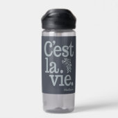 C'est La Vie Individuelle Name Trinkflasche (Rückseite)