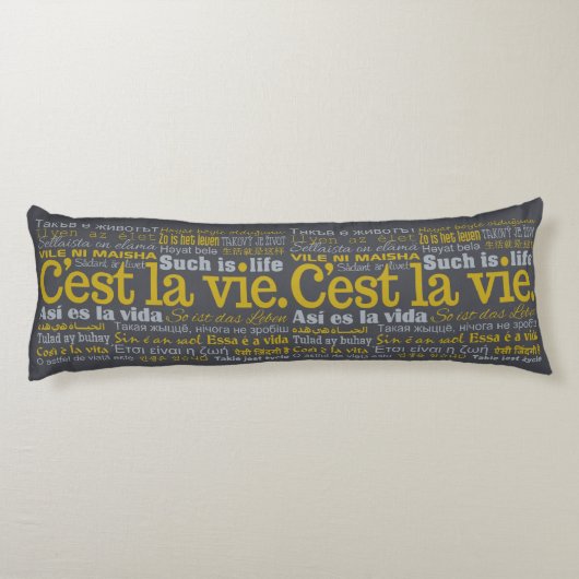 C'est La Vie Kissen (Rückseite)