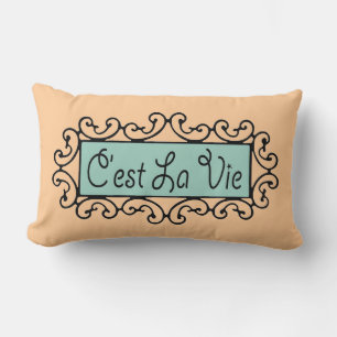 C'est La Vie ~ Lumbar 13x21 Lendenkissen