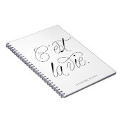 C'est La Vie Modernes Drehbuch Personalisiert Notizblock (Rechte Seite)