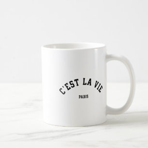 Cest La Vie Paris Frankreich Frauen Männer Vintage Kaffeetasse