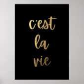 C'est la vie poster (Vorne)