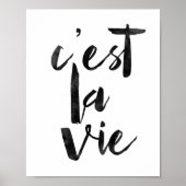 C'est La Vie Poster (Vorne)