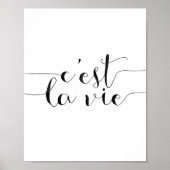 C'est La Vie Poster (Vorne)