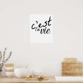 C'est La Vie Poster (Küche)