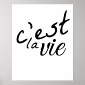 C'est La Vie Poster (Vorne)