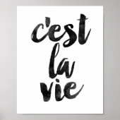 C'est La Vie Poster (Vorne)
