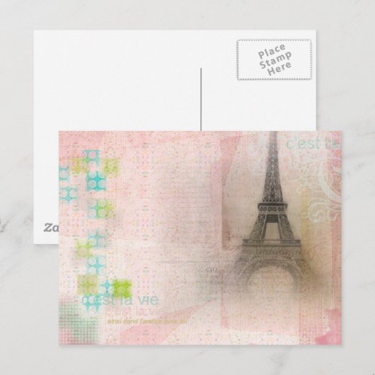 C'est La Vie Postkarte (Vorne/Hinten)