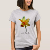 C'est la Vie Slogan Daffodil Frühling Blume T-Shirt (Vorderseite)