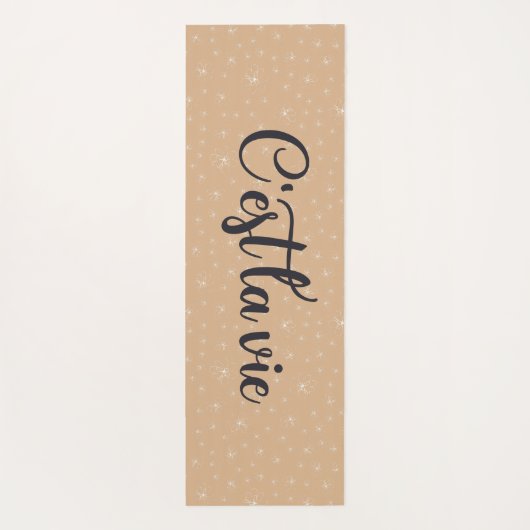 C'est La Vie Yogamatte (Rückseite)