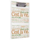 C'est La Vie Zwischenablage Klemmbrett (Rechts)