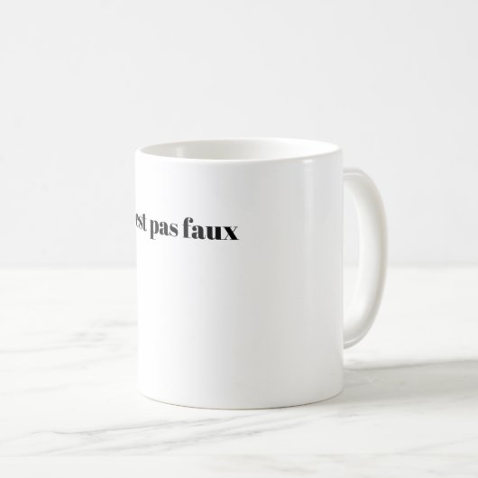 C'est pas Imitats Perceval Kaffeetasse (VorderseiteRechts)
