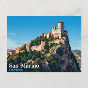Cesta-Turm (Zweiter Turm) San Marino Postkarte