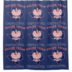 Cestohowa Polnisch Texan Duschvorhang