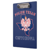Cestohowa Polnisch Texan Klemmbrett (Links)