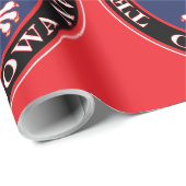 Cestohowa Runde Polnisch Texan Geschenkpapier (Rolleneckpunkt)