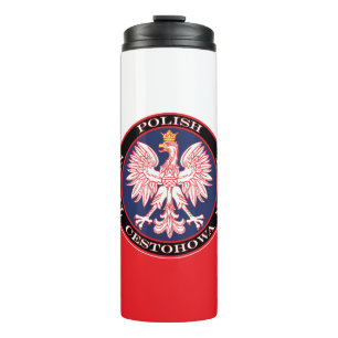 Cestohowa Runde Polnisch Texan Thermosbecher