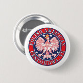 Cestohowa Texas Polnischer Adler Button (Vorne & Hinten)
