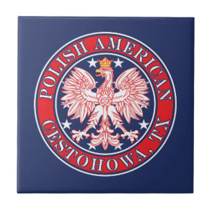 Cestohowa Texas Polnischer Adler Fliese