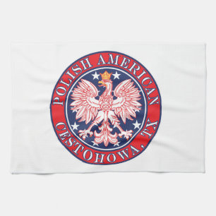 Cestohowa Texas Polnischer Adler Geschirrtuch