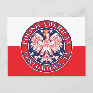 Cestohowa Texas Polnischer Adler Postkarte