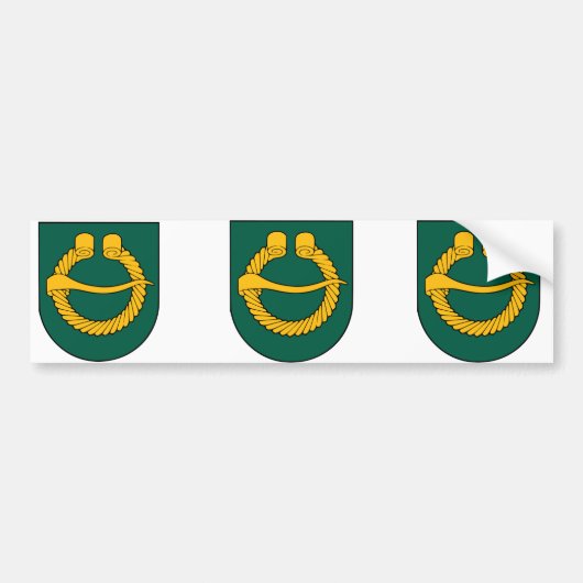 Cesvaine, Lettland Autoaufkleber (Vorne)