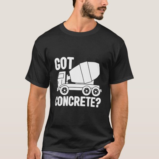 Cet Mixer Construction Worker Construction Site T-Shirt (Vorderseite)
