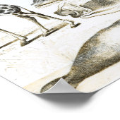 Cetacea Edentata Poster (Ecke)