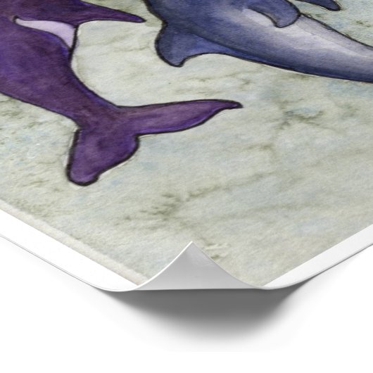 Cetacean Pride Poster (Ecke)