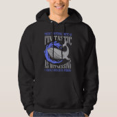 Cetacean Quote für Wal und Blauer Wal oder Beluga Hoodie (Vorderseite)