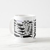 Cetaceans Kaffeetasse (Vorderseite Links)