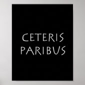 Ceteris paribus poster (Vorne)