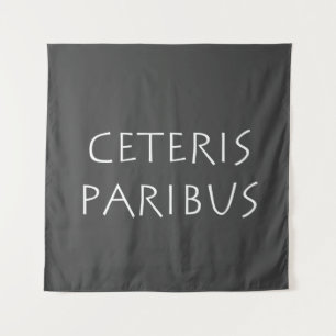 Ceteris paribus wandteppich