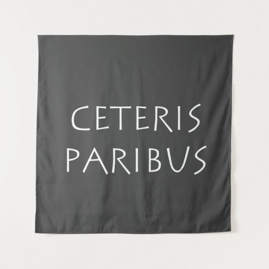 Ceteris paribus wandteppich (Vorderseite)