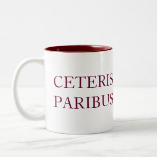 CETERIS PARIBUS ZWEIFARBIGE TASSE
