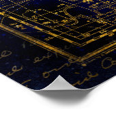 Cetus Constellation Poster (Ecke)