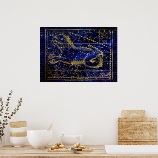 Cetus Constellation Poster (Küche)