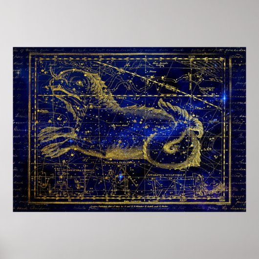 Cetus Constellation Poster (Vorne)