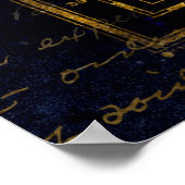 Cetus Constellation Poster (Ecke)